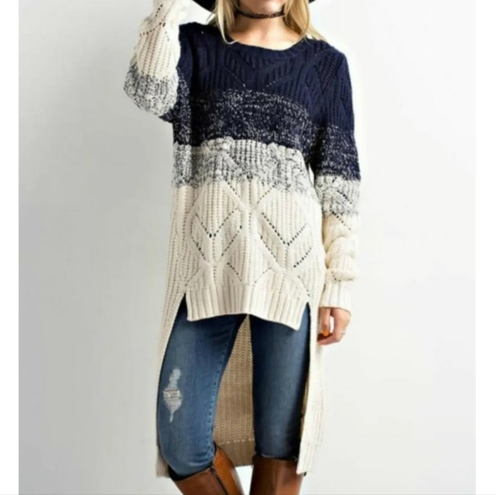 High low sweater size M/L